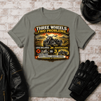 Three Wheels Two Problems TT T-Shirt