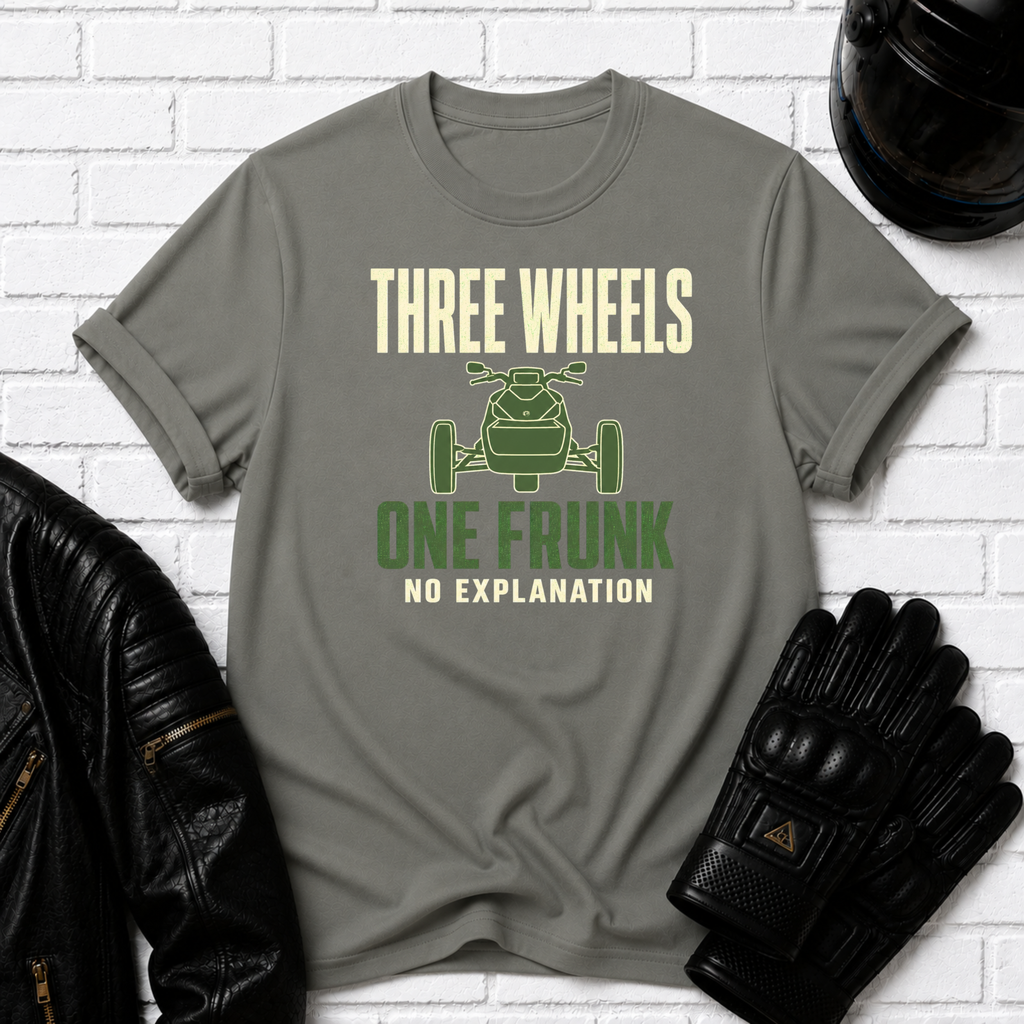 Three Wheels One Frunk T-Shirt
