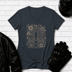 Flower Spyder V Neck T-Shirt