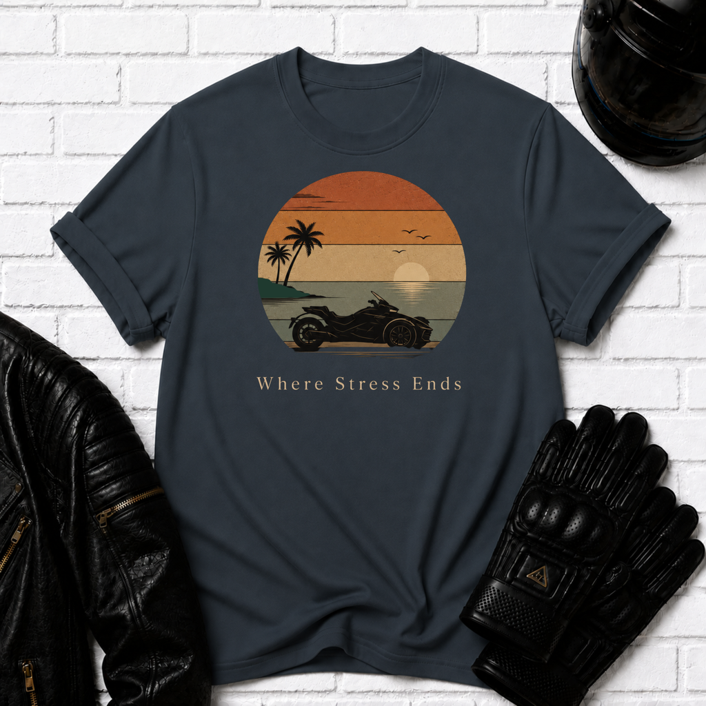 Where Stress Ends T-Shirt