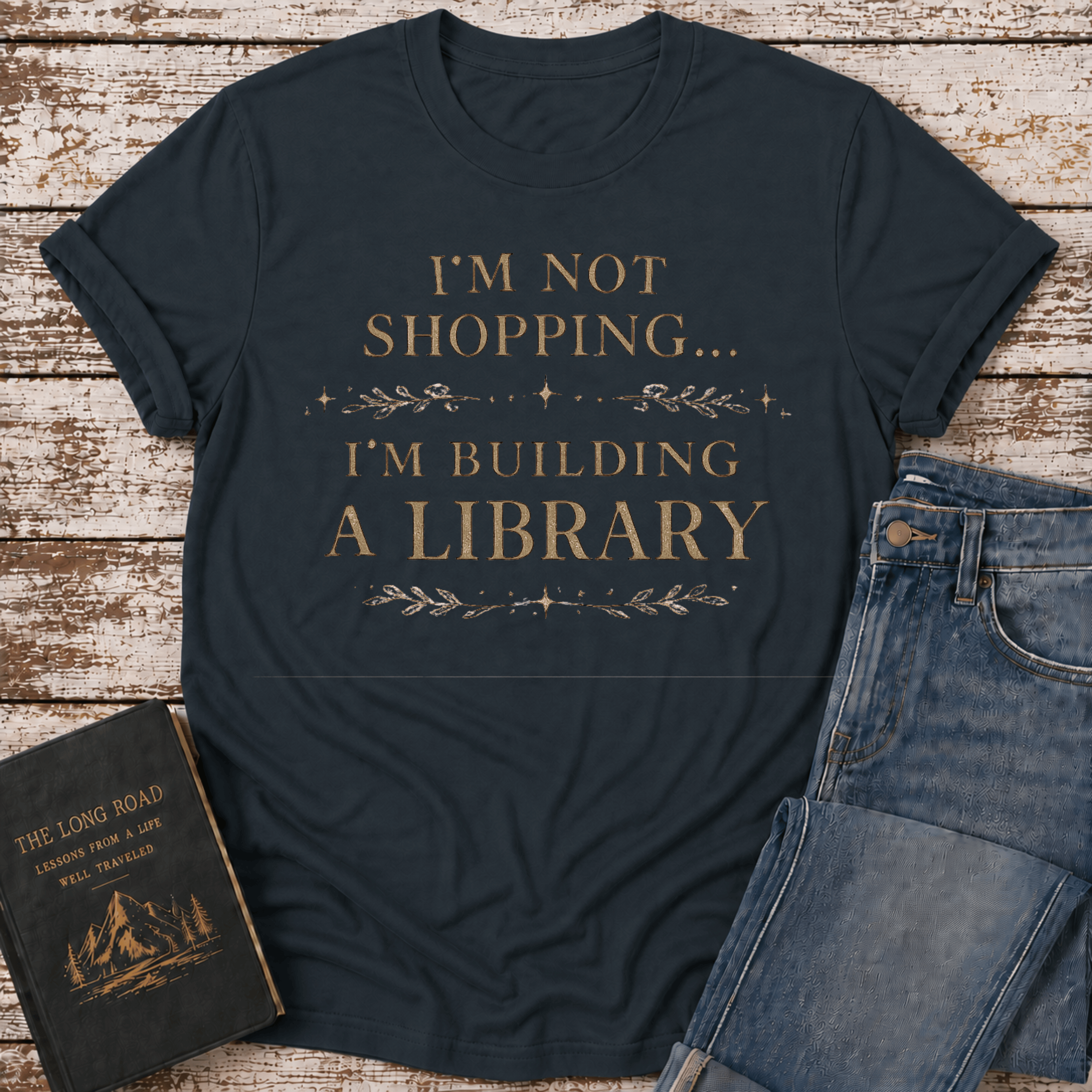 Building a Library T-Shirt