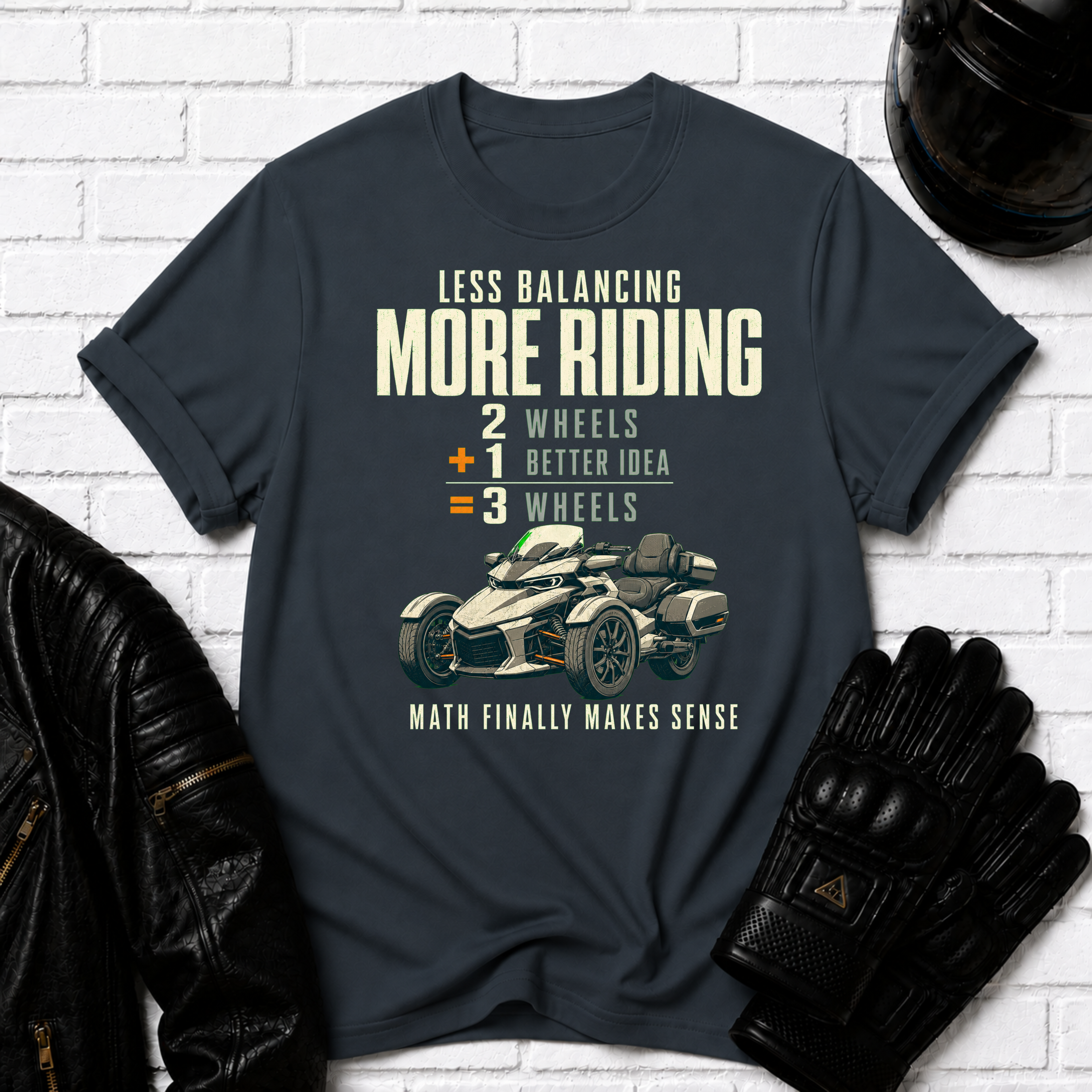 Less Balancing More Riding T-Shirt