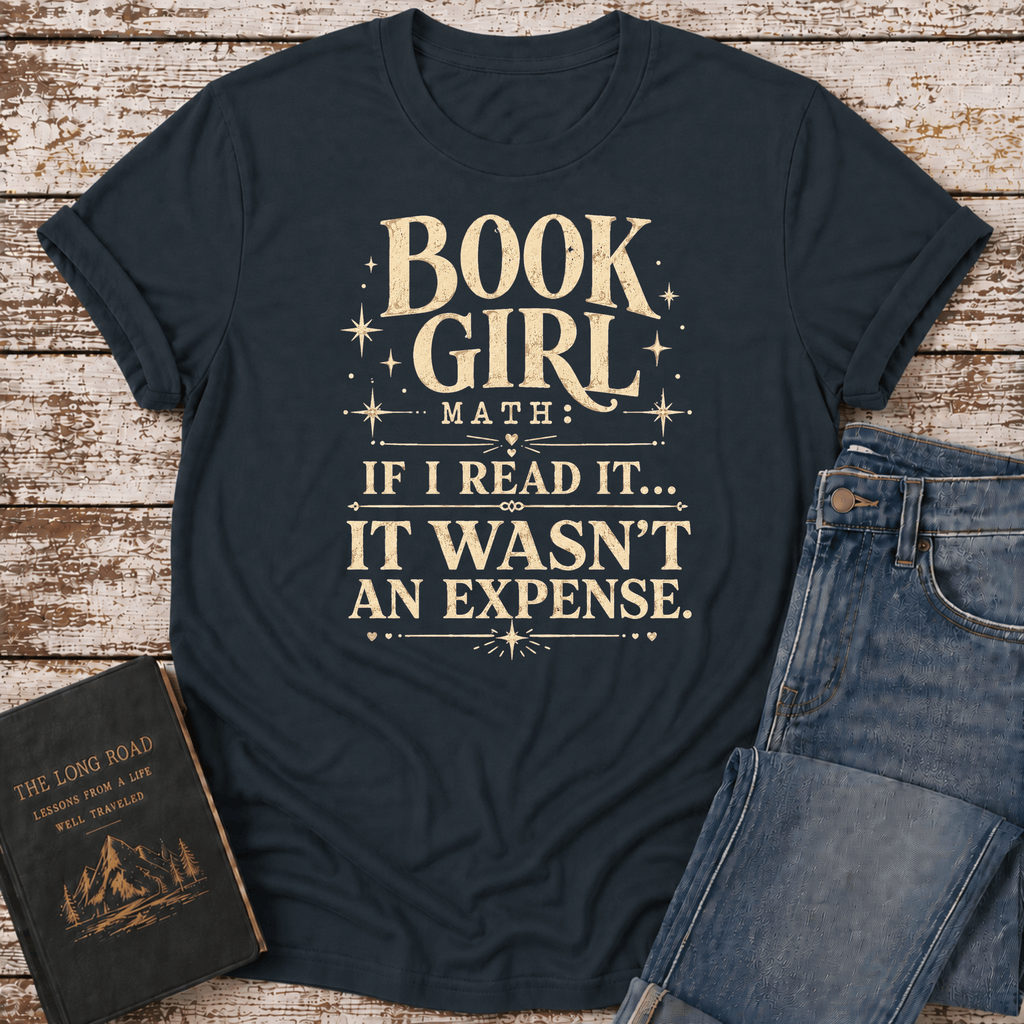 Book Girl Math T-Shirt