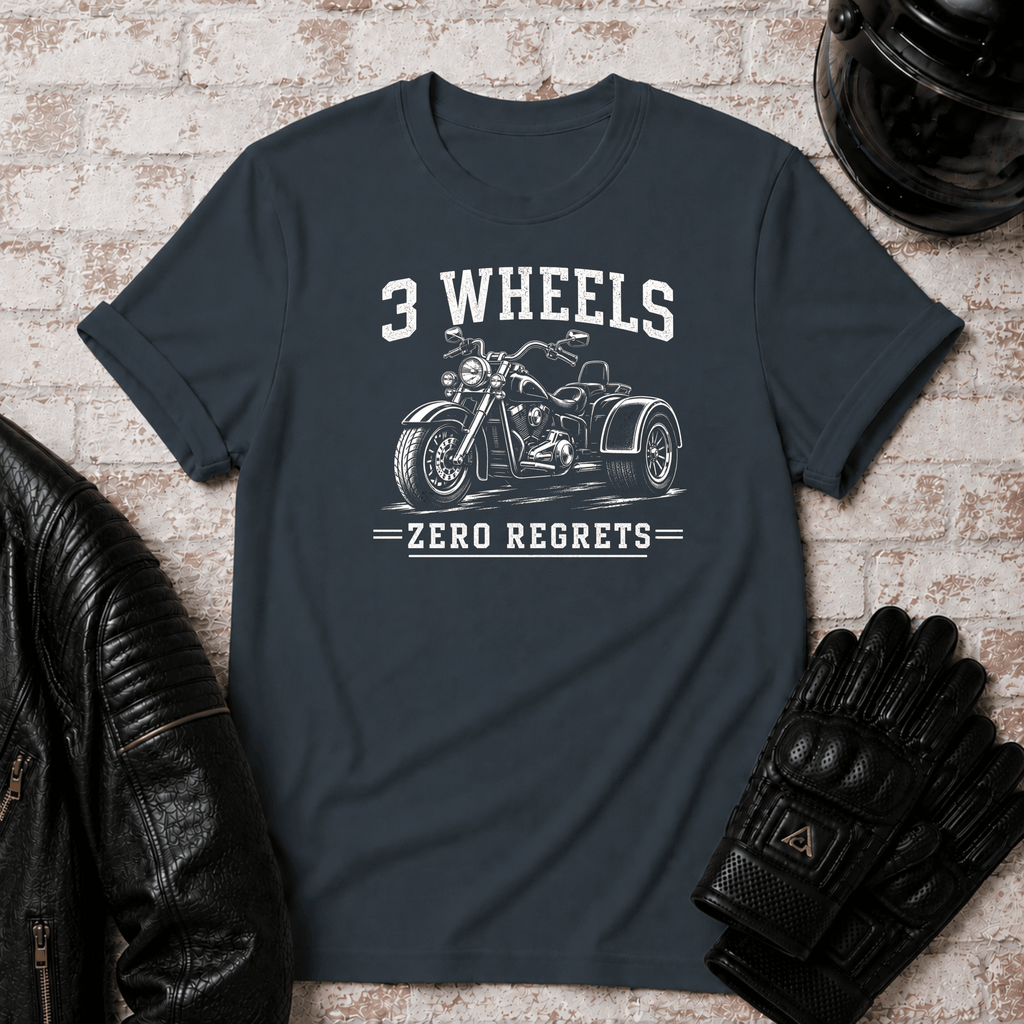 Three Wheels Zero Regrets TT T-Shirt