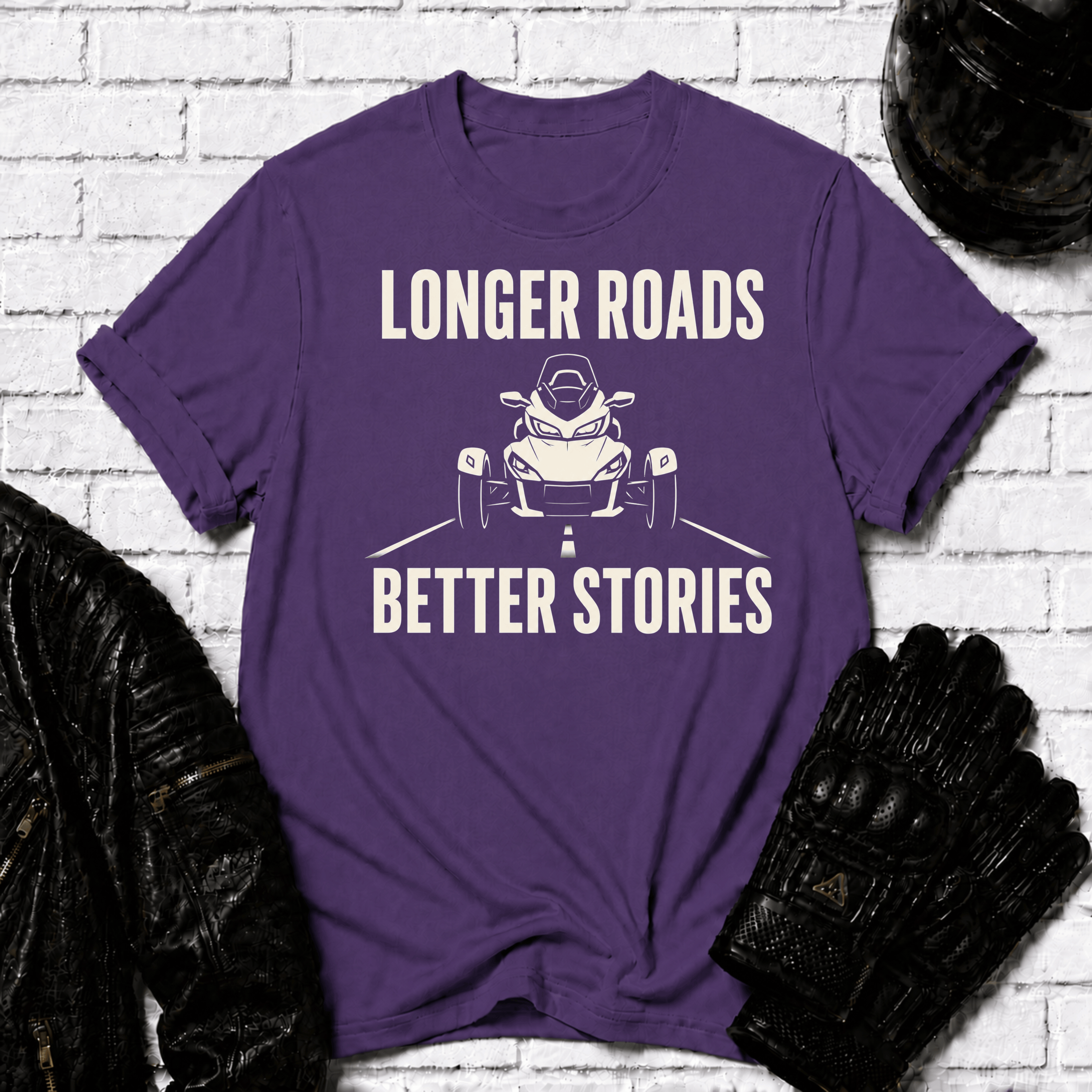 Longer Roads Better Stories T-Shirt