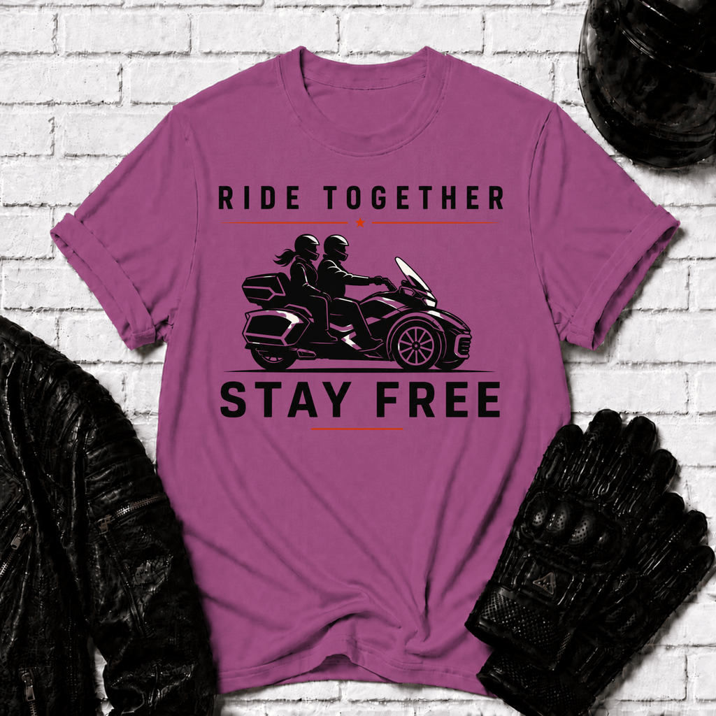 Ride Together Stay Free T-Shirt