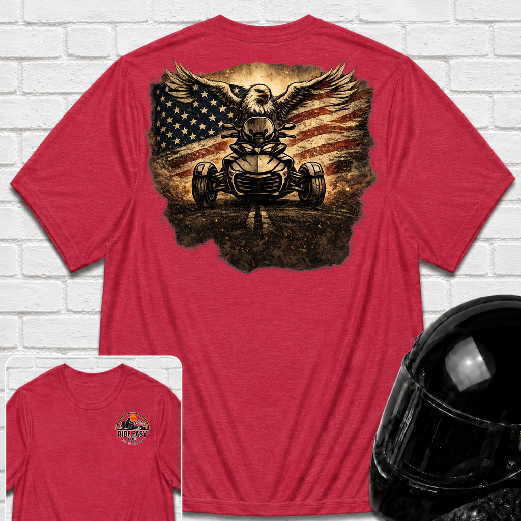 Eagle Riding Grunge T-Shirt