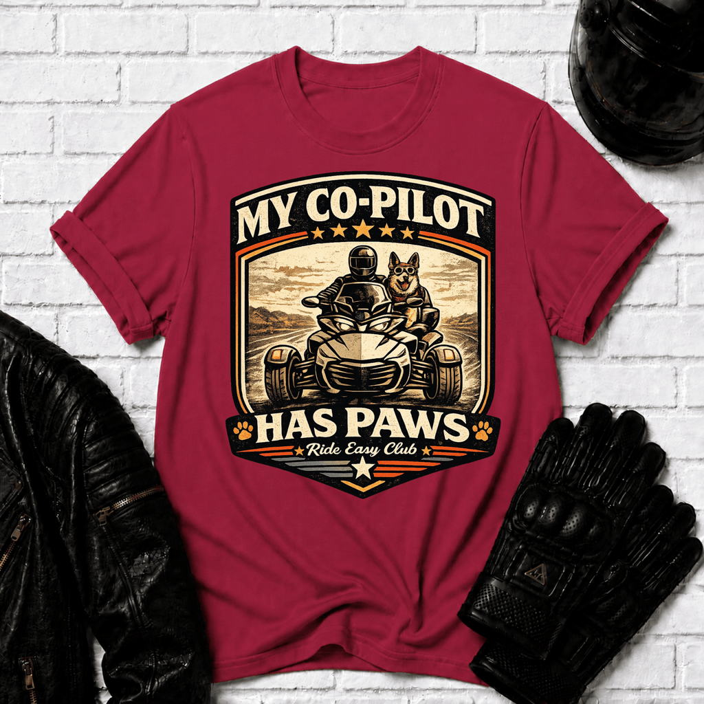My CoPilot Has Paws T-Shirt