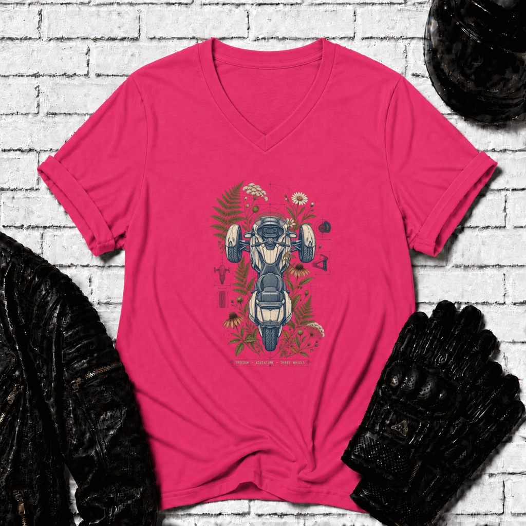 Blueprint Botanical V Neck T-Shirt