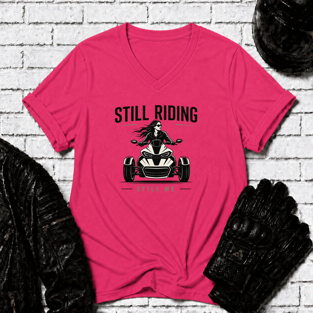 Still Riding Still Me V Neck T-Shirt