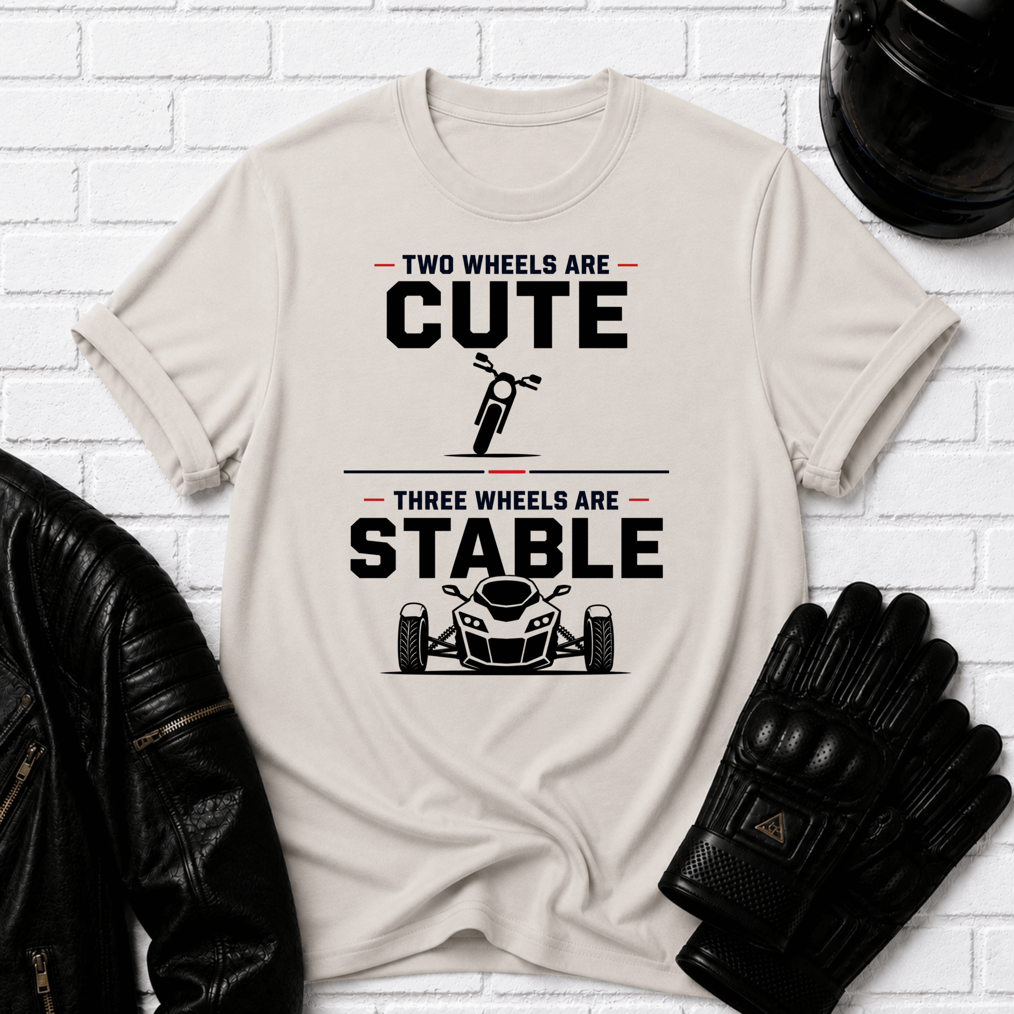 Two Wheels Are Cute T-Shirt