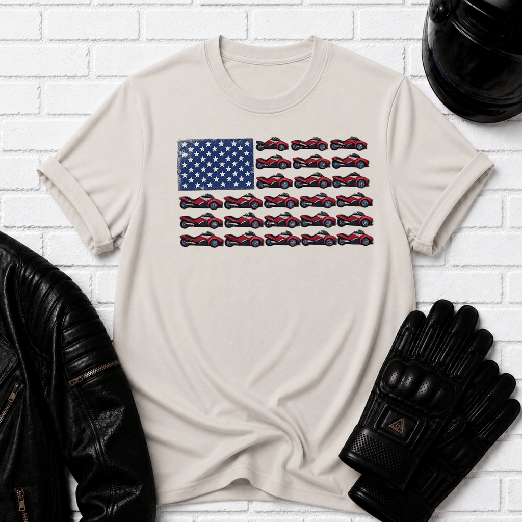 Flag of Bikes T-Shirt