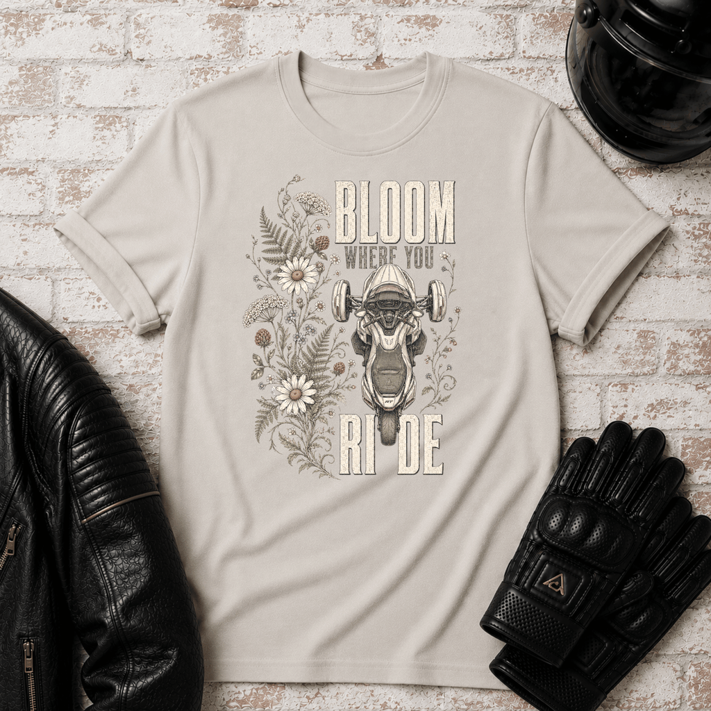 Bloom Where You Ride T-Shirt