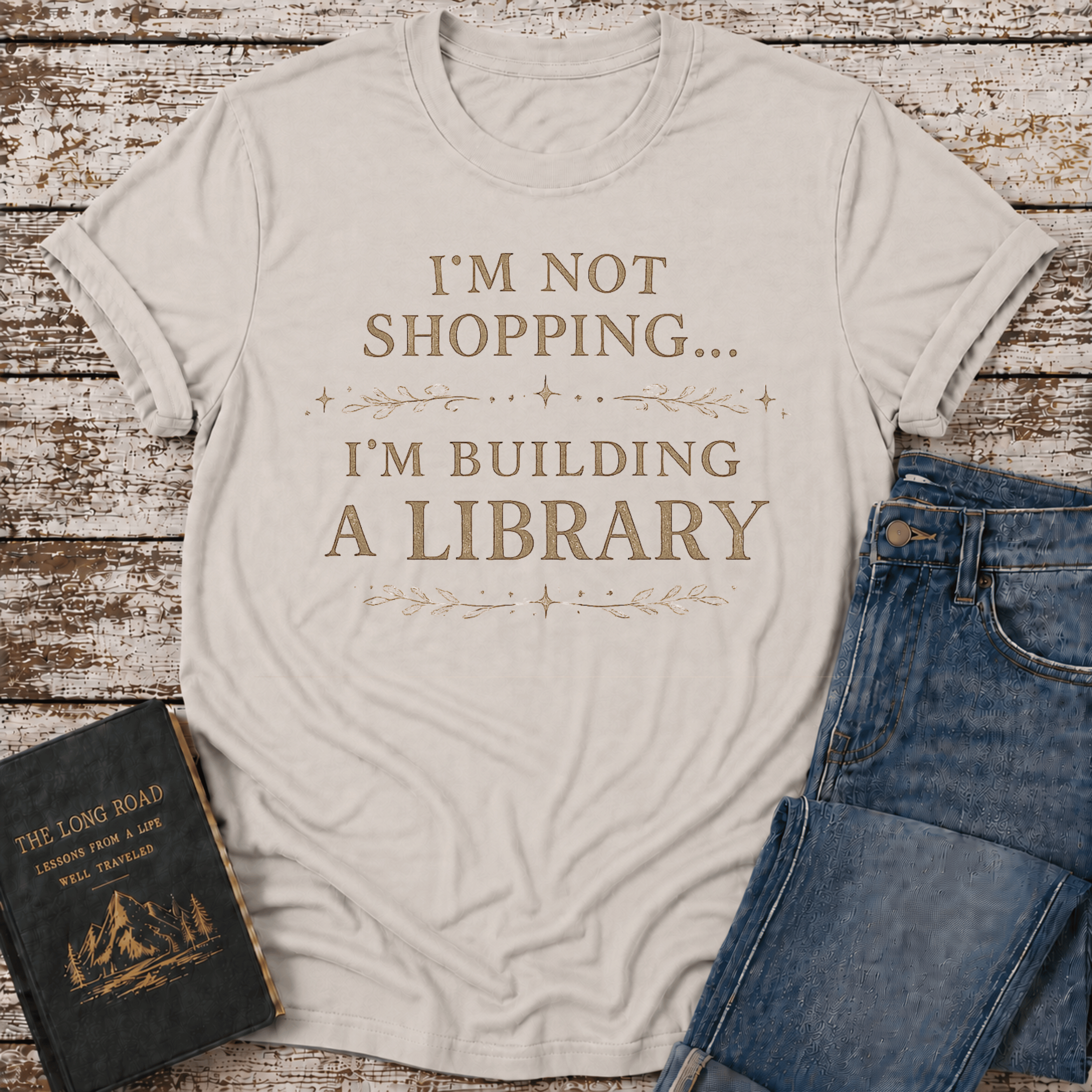 Building a Library T-Shirt