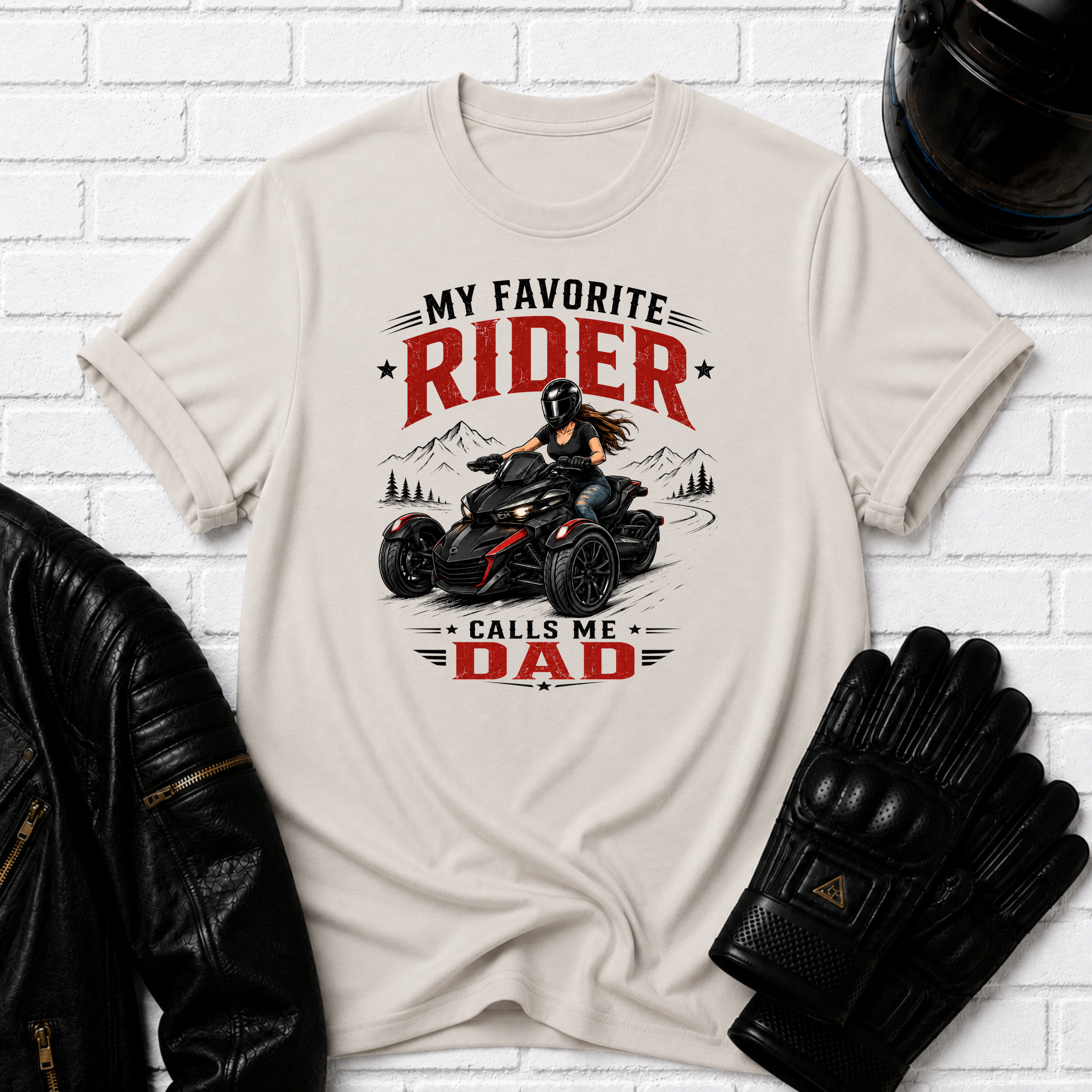 Favorite Rider Dad Lt T-Shirt