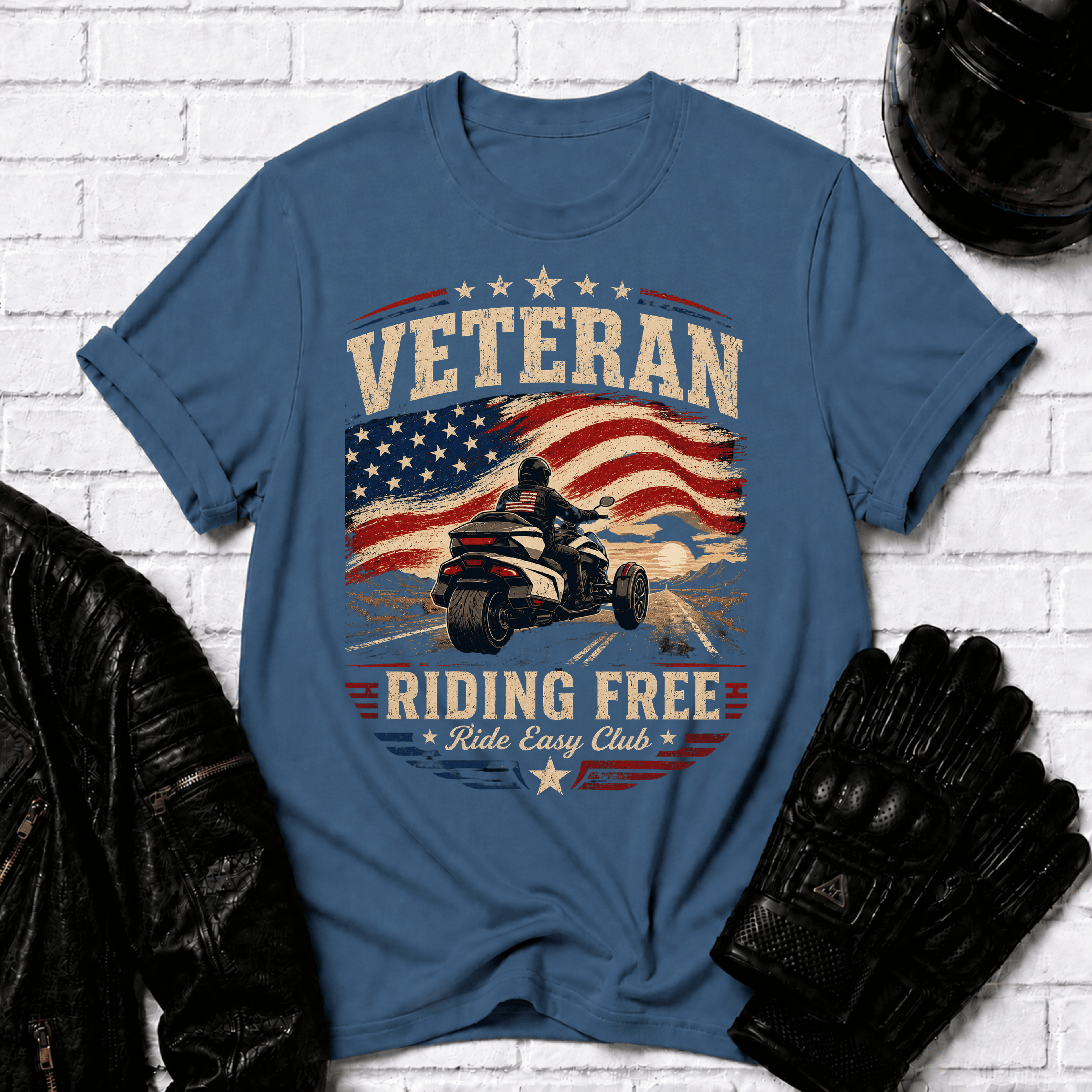 Veteran Riding Free T-Shirt