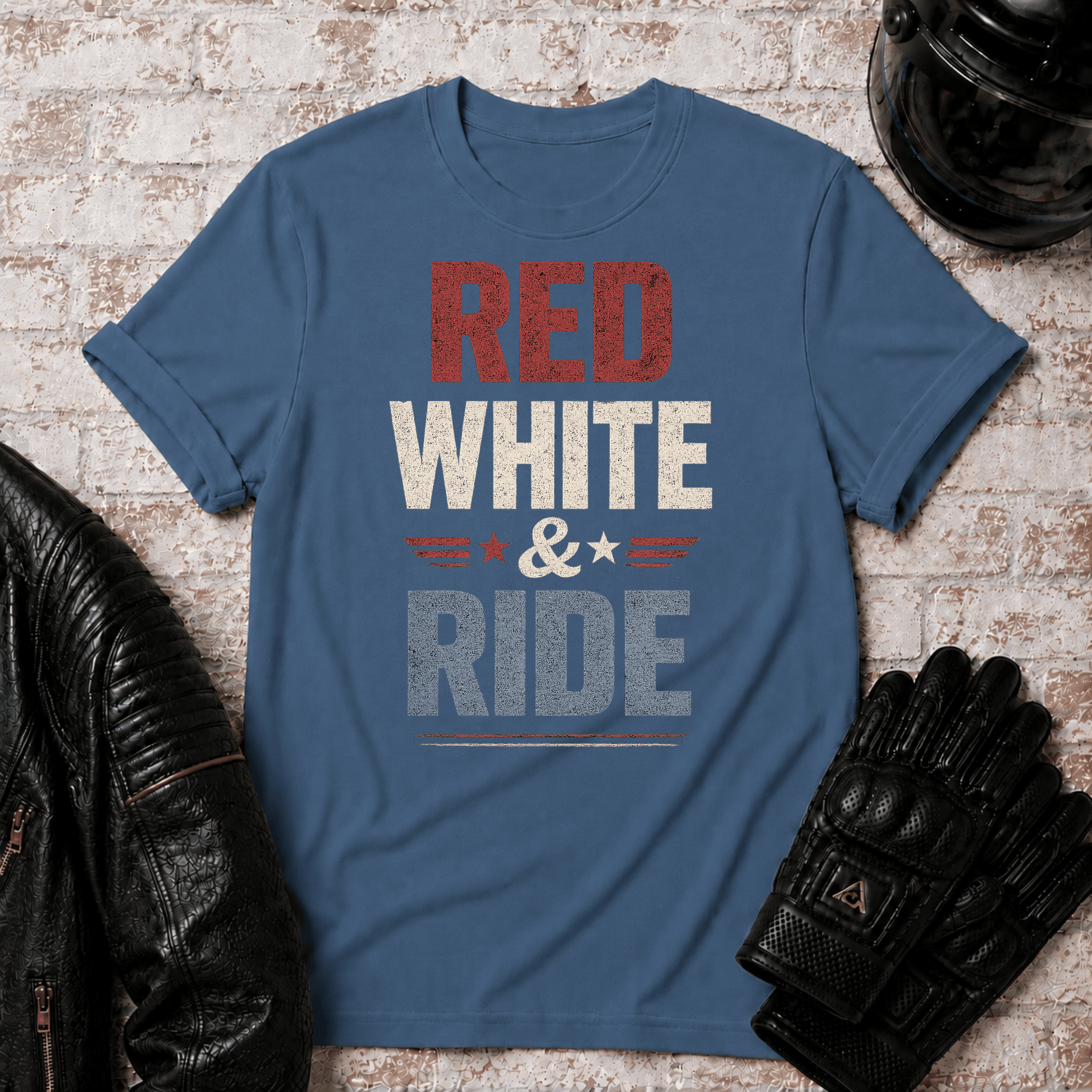 Red White Ride T-Shirt