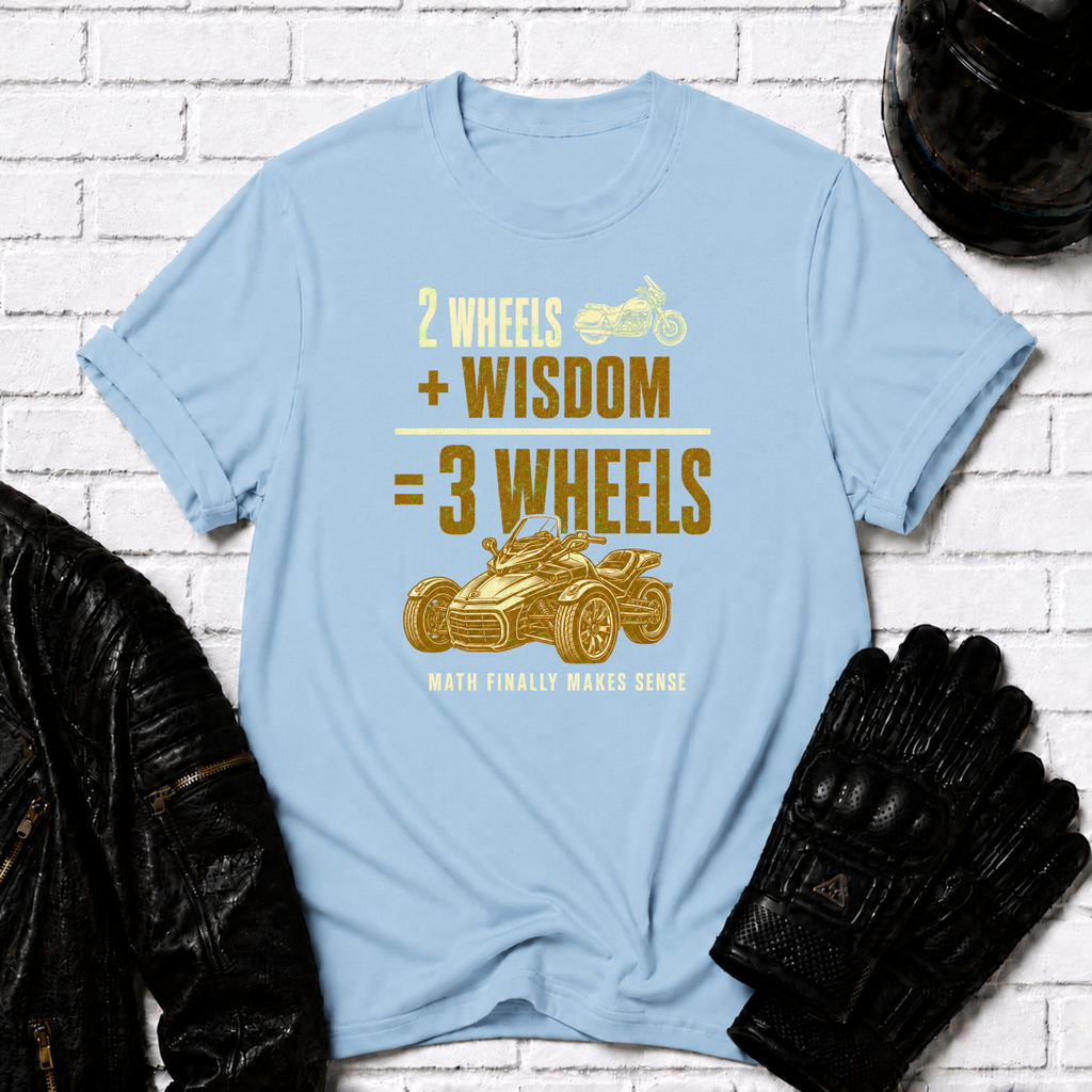 Two Wheels Wisdom T-Shirt