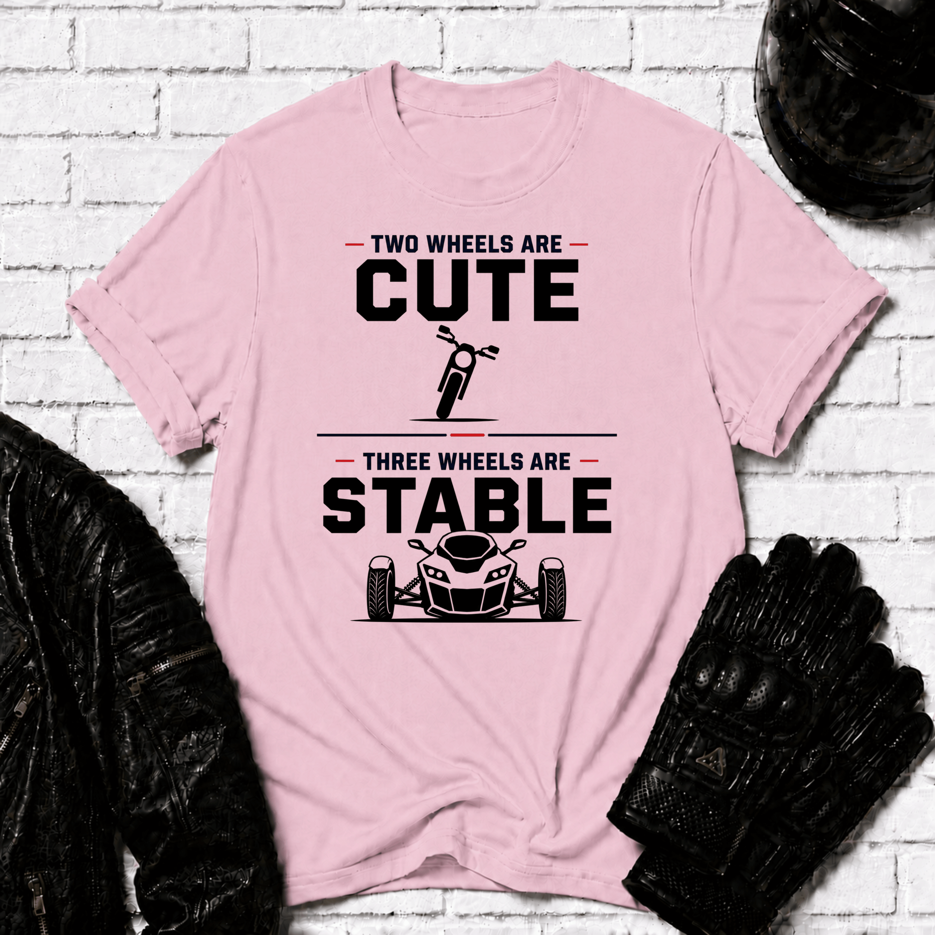 Two Wheels Are Cute T-Shirt