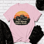 Three Wheels Endless Roads T-Shirt
