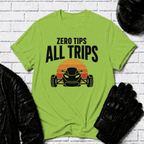 Zero Tips All Trips Sunset T-Shirt