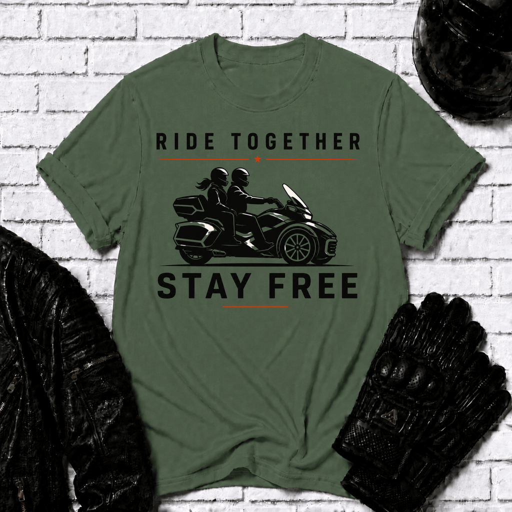 Ride Together Stay Free T-Shirt