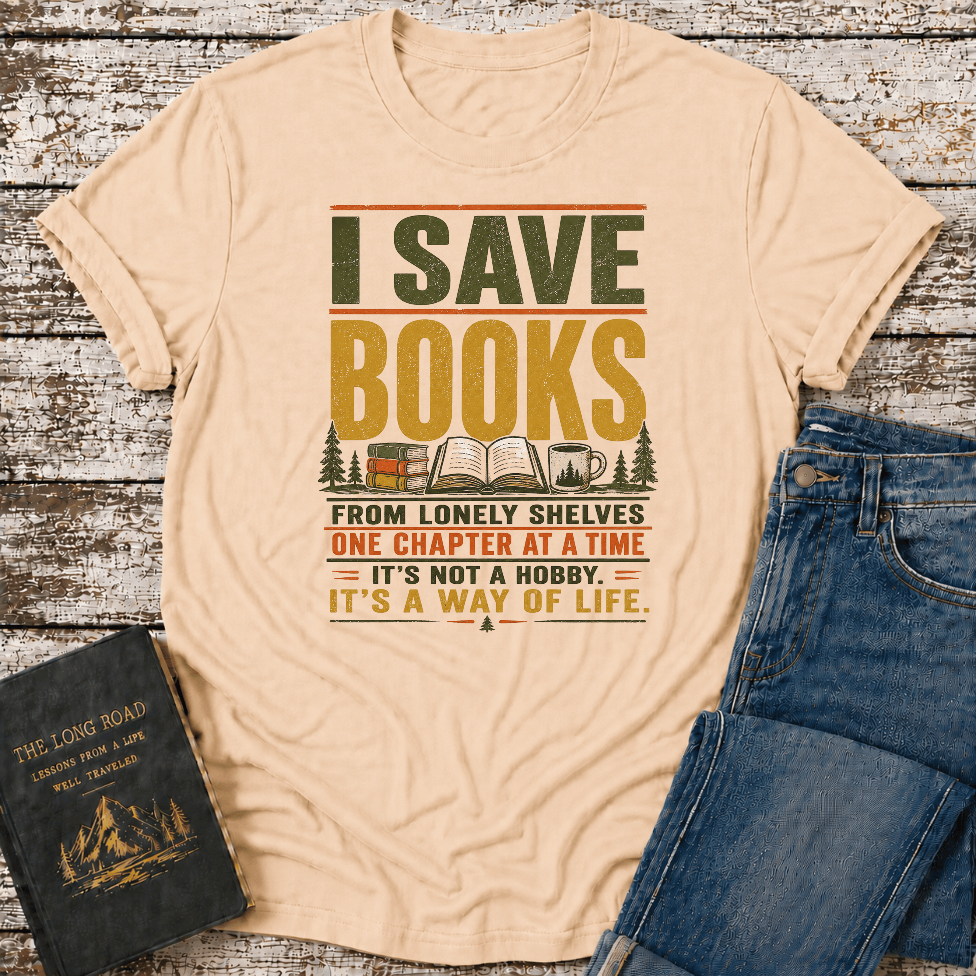 I Save Books T-Shirt