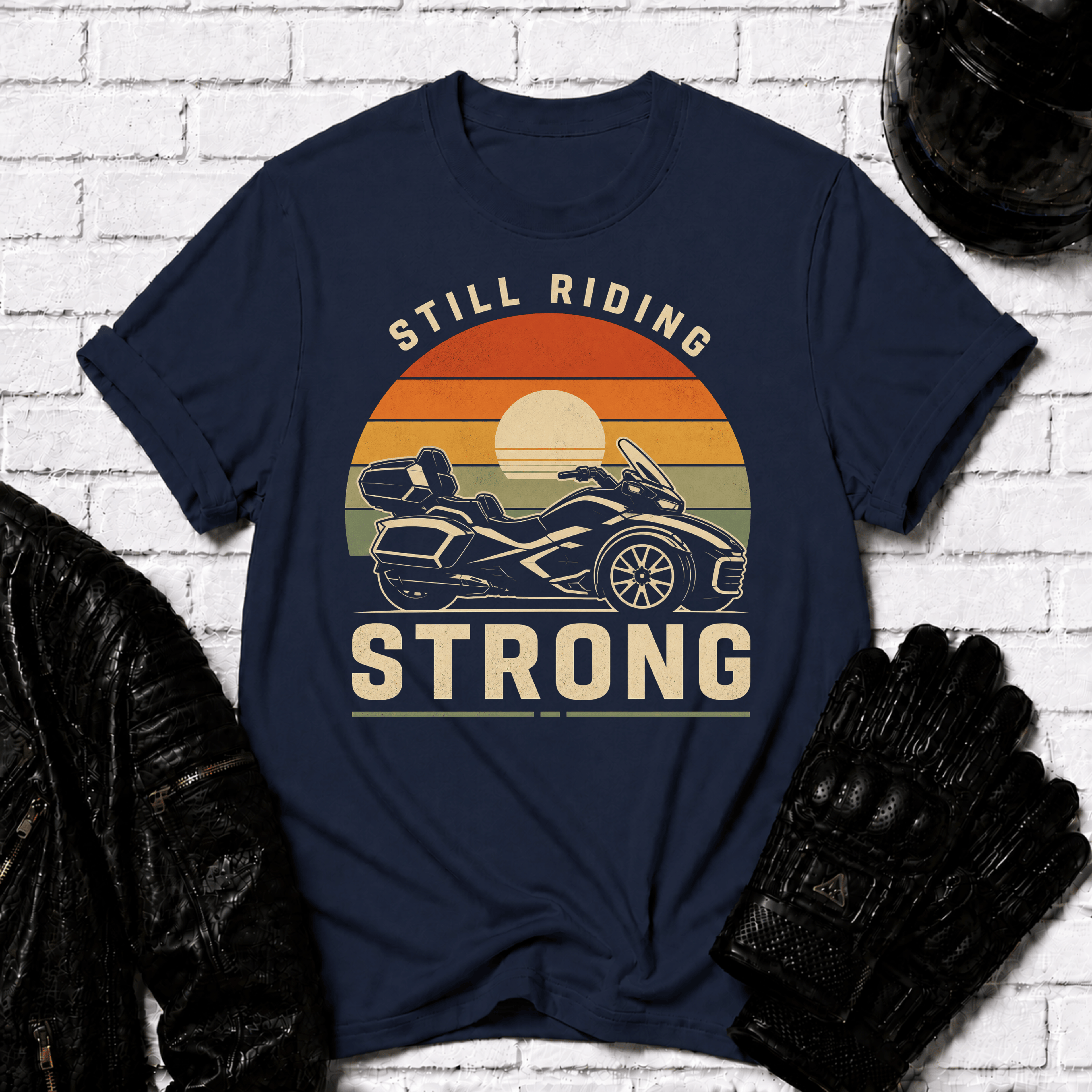 Still Riding Strong Sunset T-Shirt