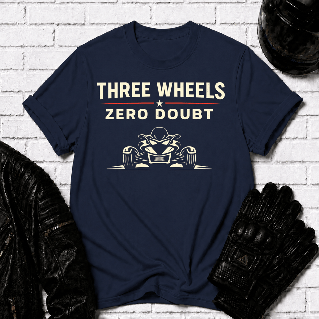 Three Wheels Zero Doubt T-Shirt
