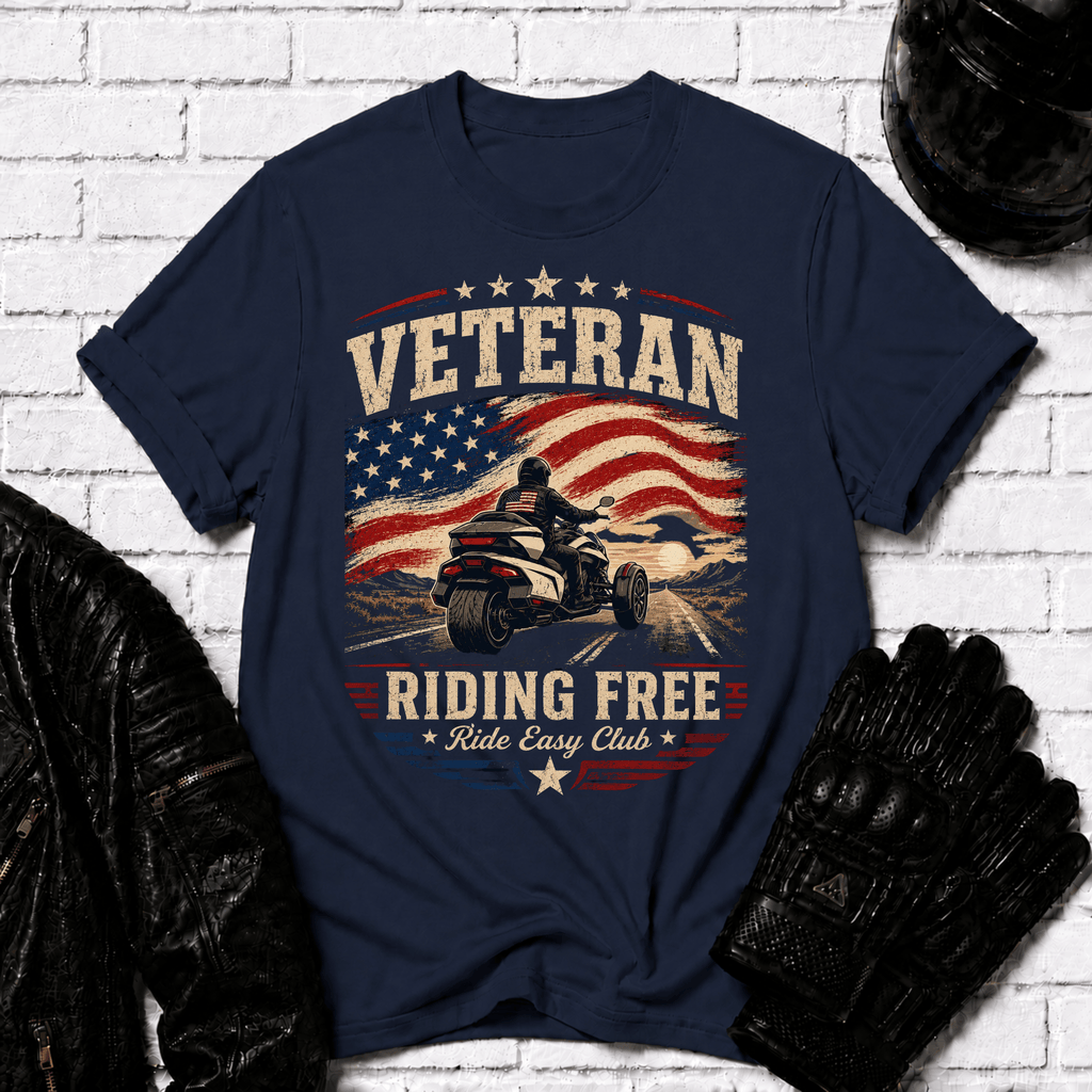 Veteran Riding Free T-Shirt