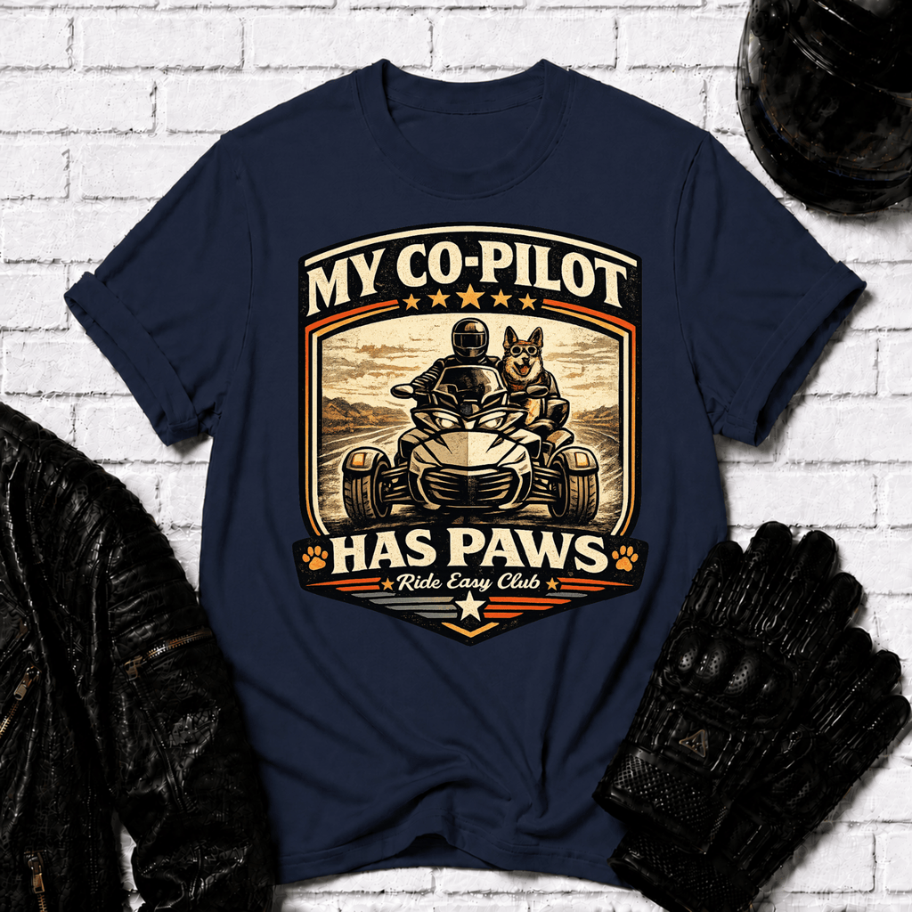 My CoPilot Has Paws T-Shirt