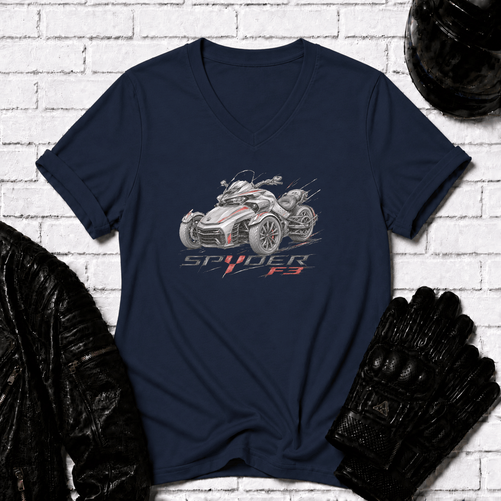 F3 Sketch V Neck T-Shirt