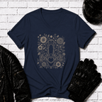 Flower Spyder V Neck T-Shirt