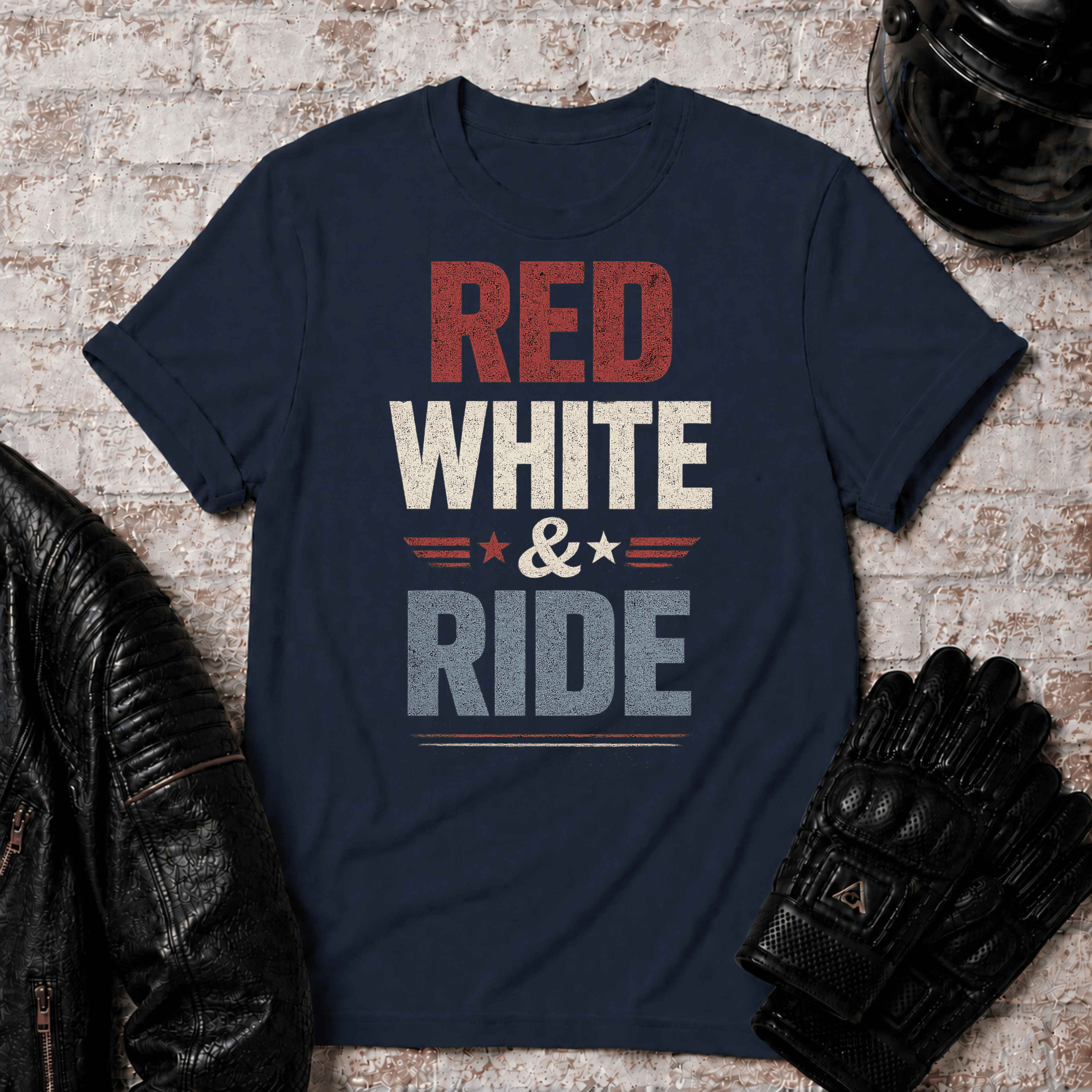 Red White Ride T-Shirt