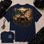 Grunge Eagle Riding Free