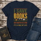 I Save Books T-Shirt