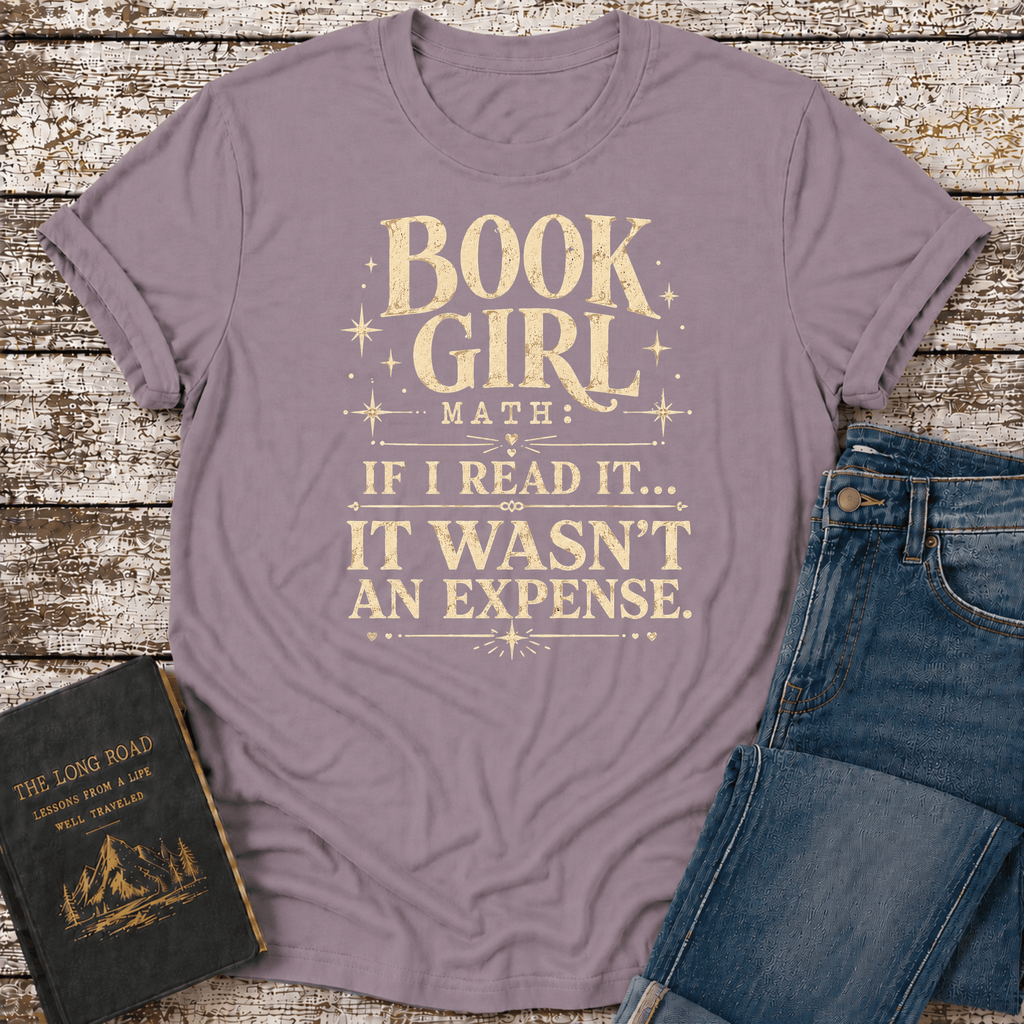 Book Girl Math T-Shirt