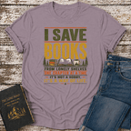I Save Books T-Shirt