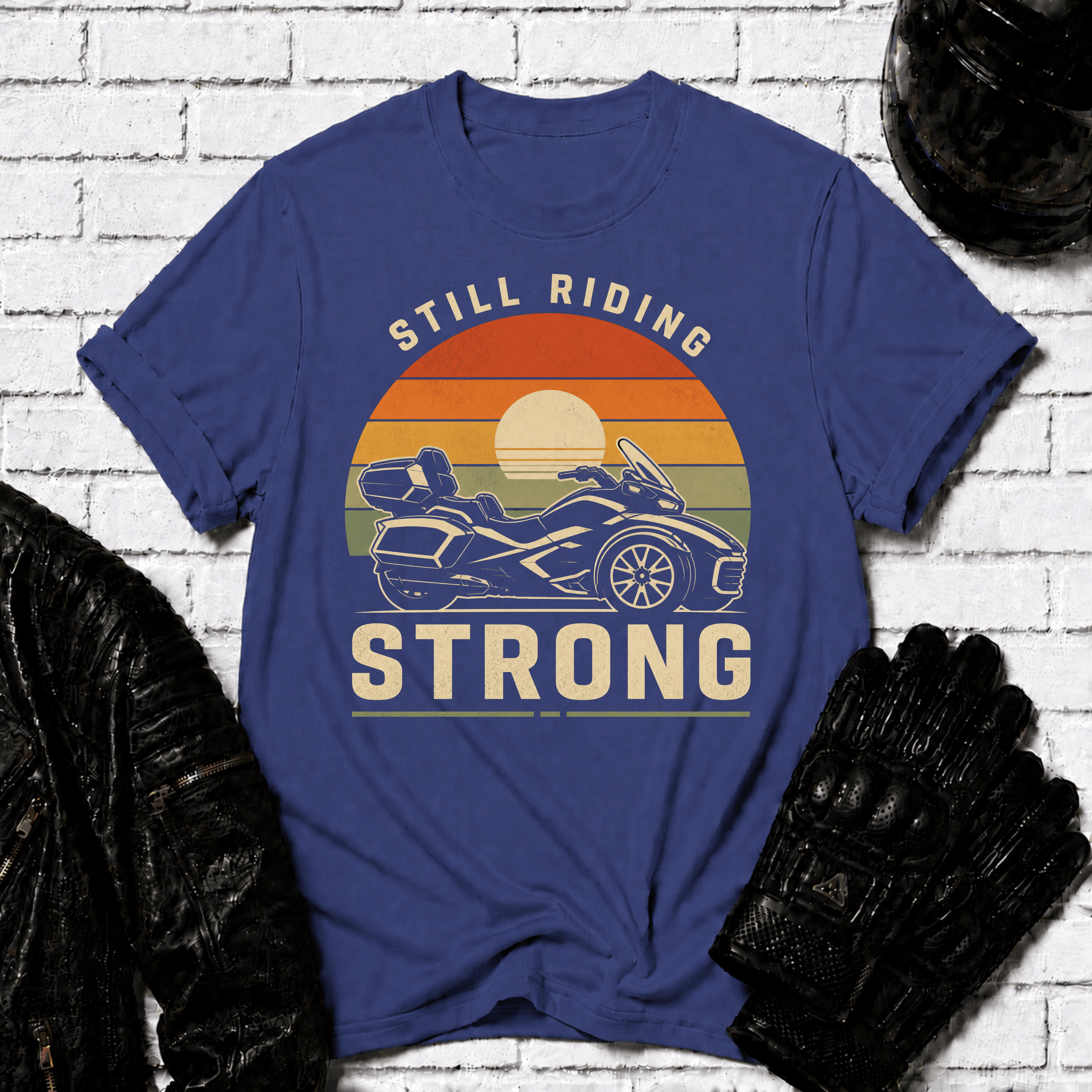 Still Riding Strong Sunset T-Shirt