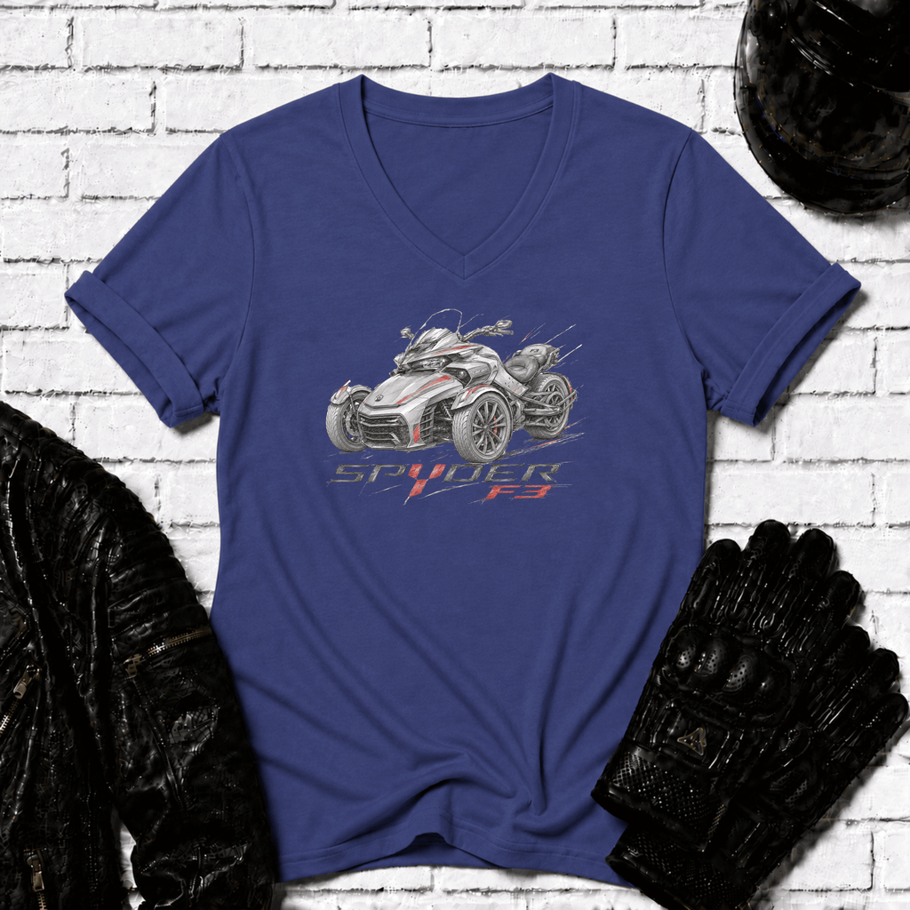 F3 Sketch V Neck T-Shirt