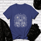 Flower Ryker V Neck T-Shirt