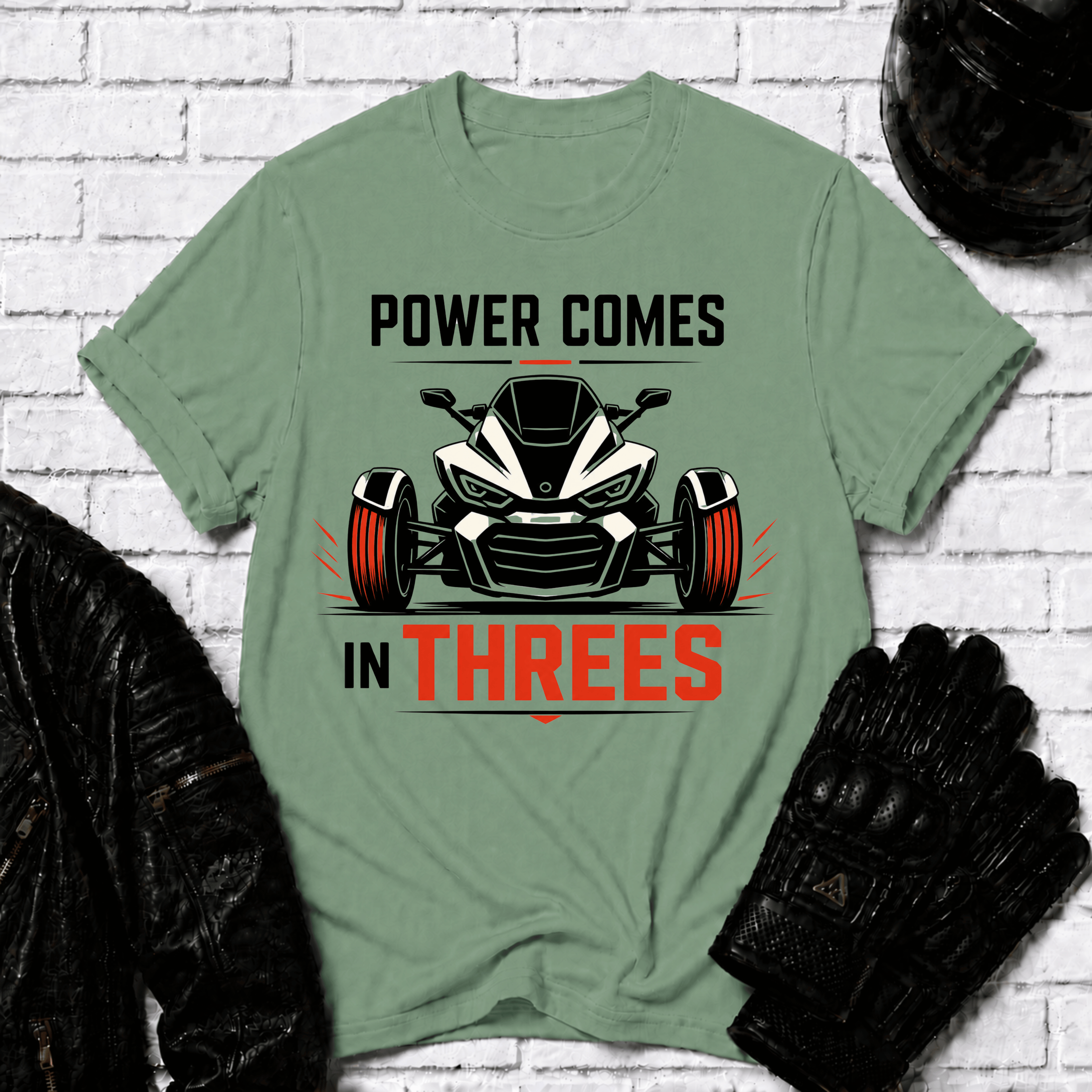 Power Comes In Threes T-Shirt