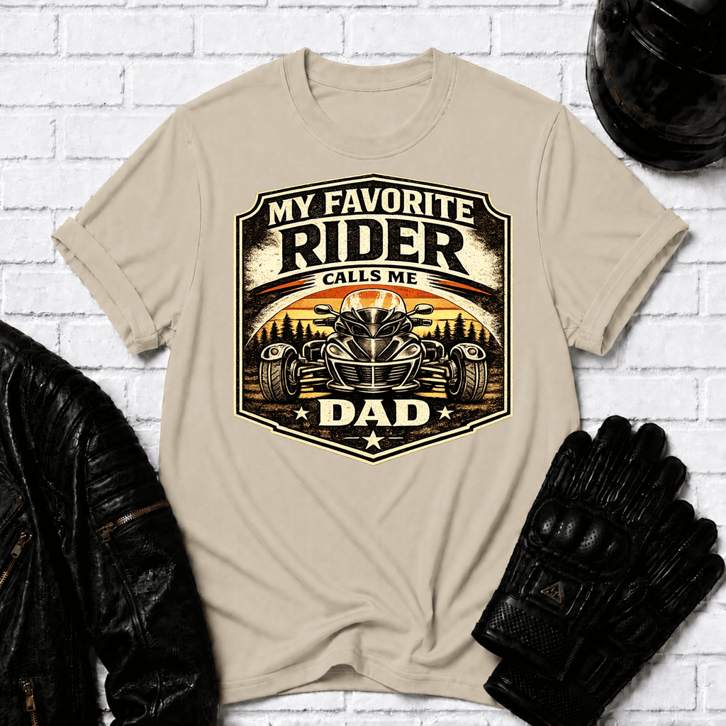 Rider Dad Badge T-Shirt