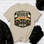 Rider Dad Badge T-Shirt