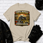 Three Wheels Two Problems TT T-Shirt