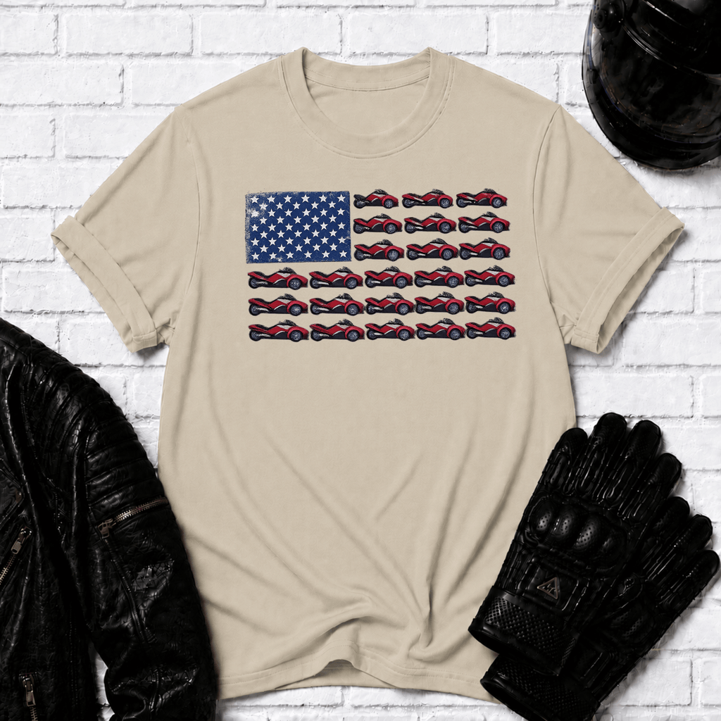 Flag of Bikes T-Shirt