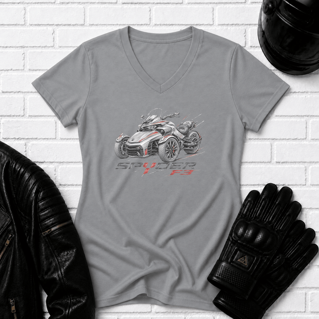 F3 Sketch V Neck T-Shirt