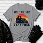 Ride Together Stay Together Sunset T-Shirt