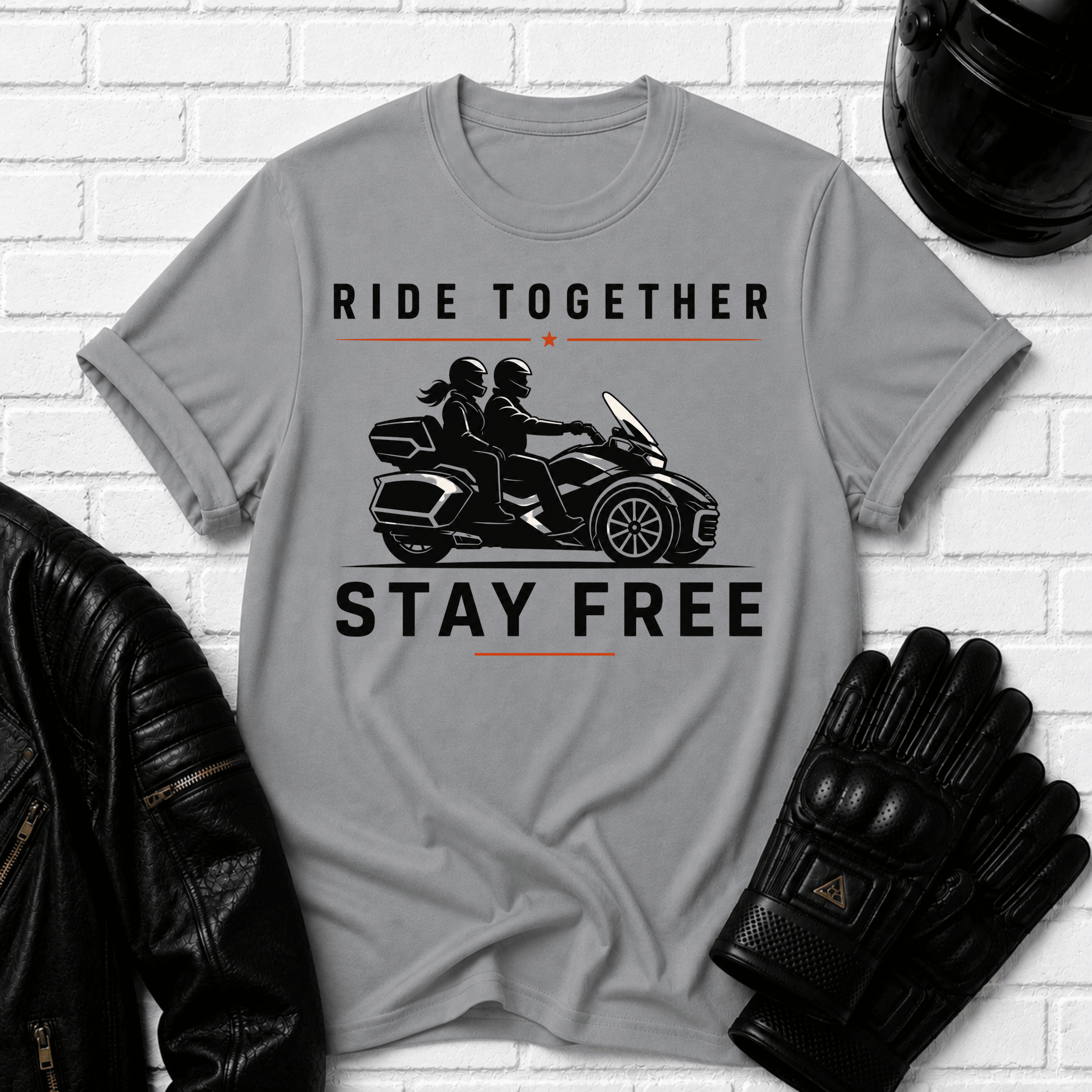 Ride Together Stay Free T-Shirt