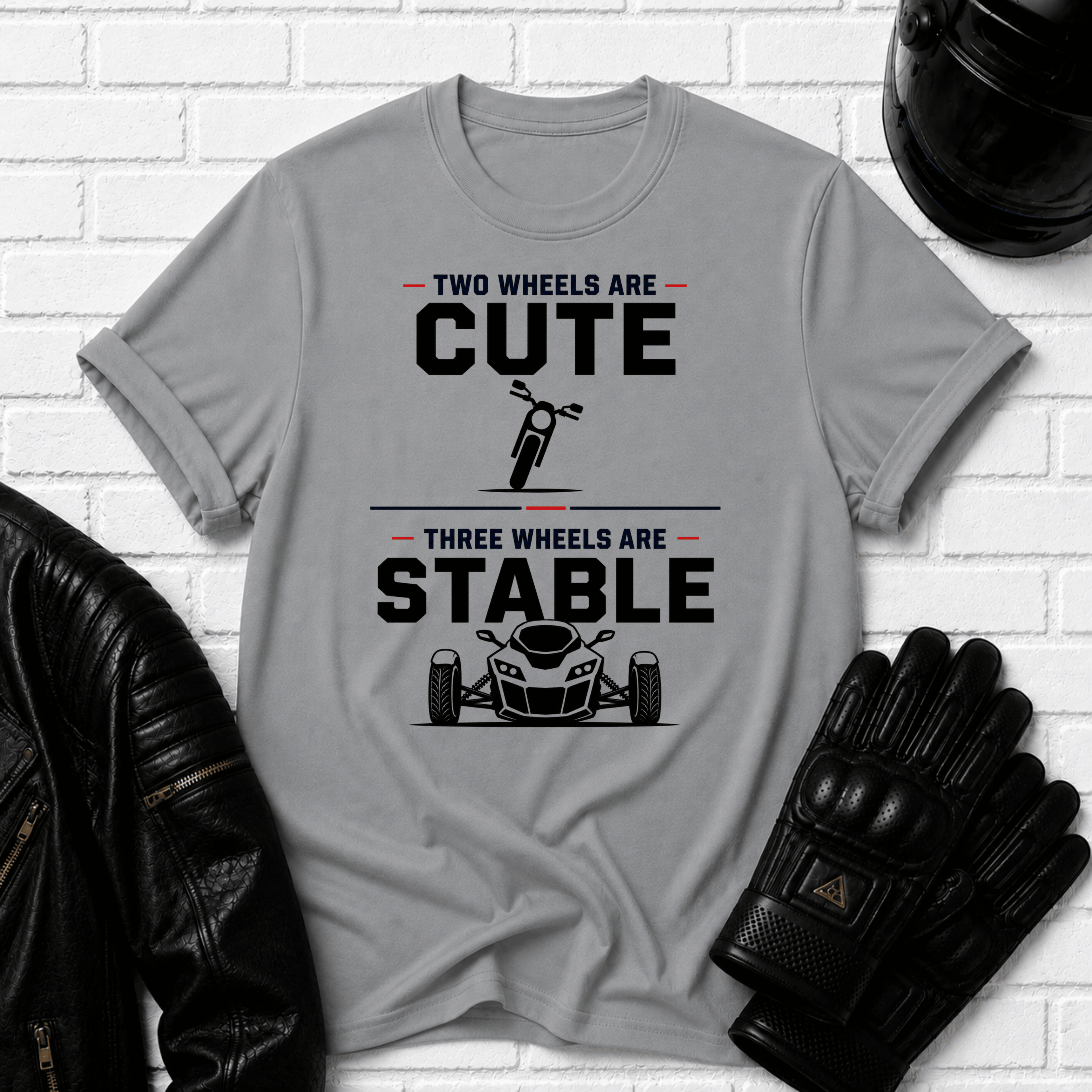 Two Wheels Are Cute T-Shirt